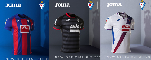 camiseta de futbol Eibar barata