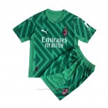 Camiseta AC Milan Portero Nino 2023-2024 Verde