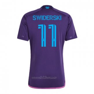 Camiseta Charlotte FC Jugador Swiderski Segunda 2023-2024