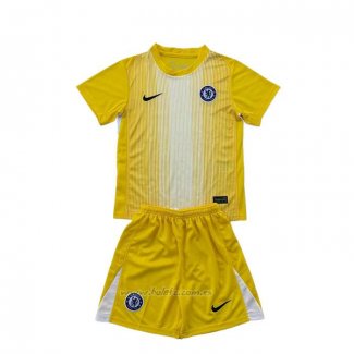 Camiseta Chelsea Portero Nino 2025-2026 Amarillo
