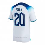 Camiseta Inglaterra Jugador Foden Primera 2022
