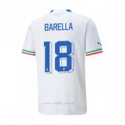 Camiseta Italia Jugador Barella Segunda 2022