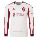 Camiseta Liverpool Segunda Manga Larga 2025-2026