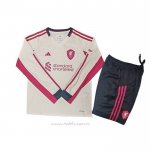 Camiseta Liverpool Segunda Manga Larga Nino 2025-2026