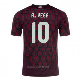 Camiseta Mexico Jugador A.Vega Primera 2024