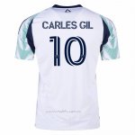 Camiseta New England Revolution Jugador Carles Gil Segunda 2025