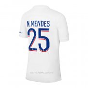 Camiseta Paris Saint-Germain Jugador N.Mendes Tercera 2022-2023