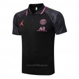 Camiseta Polo del Paris Saint-Germain Jordan 2022-2023 Negro