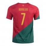 Camiseta Portugal Jugador Ronaldo Primera 2022