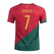 Camiseta Portugal Jugador Ronaldo Primera 2022