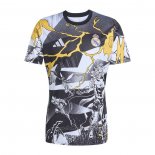 Camiseta Pre Partido del Real Madrid 2025-2026 Negro Blanco