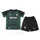 Camiseta Sporting Special Nino 2025-2026 Verde Negro