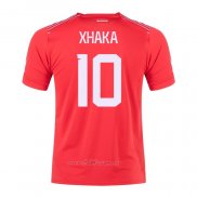 Camiseta Suiza Jugador Xhaka Primera 2022