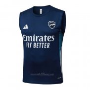 Camiseta de Entrenamiento Arsenal Sin Mangas 2025-2026 Azul Blanco