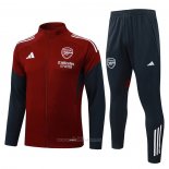 Chandal de Chaqueta del Arsenal 2025-2026 Rojo Negro