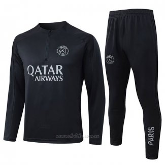 Chandal de Sudadera del Paris Saint-Germain 2025-2026 Negro