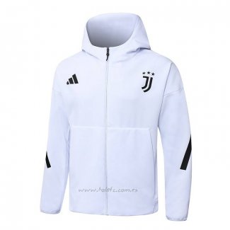 Chaqueta con Capucha del Juventus 2025-2026 Blanco