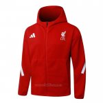 Chaqueta con Capucha del Liverpool 2025-2026 Rojo