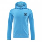 Chaqueta con Capucha del Manchester City 2024-2025 Azul