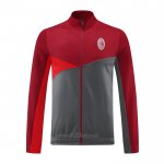 Chaqueta del AC Milan 2024-2025 Rojo Gris