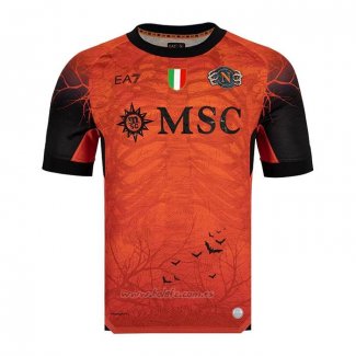 Camiseta Napoli Portero Halloween 2025-2026 Naranja Tailandia