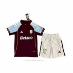 Camiseta Aston Villa Primera Nino 2025-2026