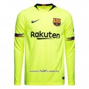 Camiseta Barcelona Segunda Manga Larga 2018-2019