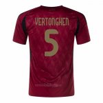 Camiseta Belgica Jugador Vertonghen Primera 2024