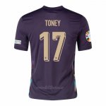Camiseta Inglaterra Jugador Toney Segunda 2024
