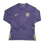 Camiseta Inglaterra Segunda Manga Larga 2024