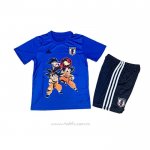 Camiseta Japon Dragon Ball Nino 2025-2026 Azul