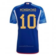 Camiseta Japon Jugador Minamino Primera 2022