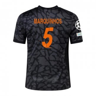 Camiseta Paris Saint-Germain Jugador Marquinhos Tercera 2023-2024