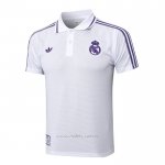 Camiseta Polo del Real Madrid 2025-2026 Blanco Purpura