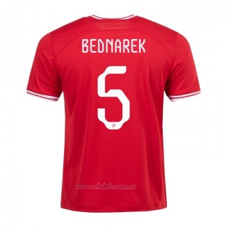 Camiseta Polonia Jugador Bednarek Segunda 2022