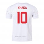 Camiseta Suiza Jugador Xhaka Segunda 2022