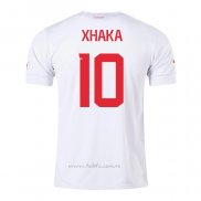 Camiseta Suiza Jugador Xhaka Segunda 2022