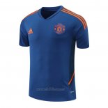 Camiseta de Entrenamiento Manchester United 2022-2023 Azul