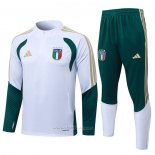 Chandal de Sudadera del Italia Nino 2025-2026 Blanco