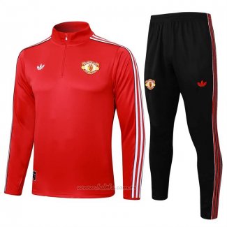Chandal de Sudadera del Manchester United 2025-2026 Rojo