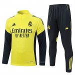 Chandal de Sudadera del Real Madrid Nino 2025-2026 Amarillo