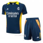 Chandal del Real Madrid Manga Corta 2024-2025 Azul - Pantalon Corto