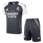 Chandal del Real Madrid Manga Corta 2024-2025 Gris - Pantalon Corto