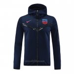 Chaqueta con Capucha del Barcelona 2022-2023 Azul