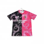 Camiseta Real Madrid Dragon 2025-2026 Negro Rosa Tailandia