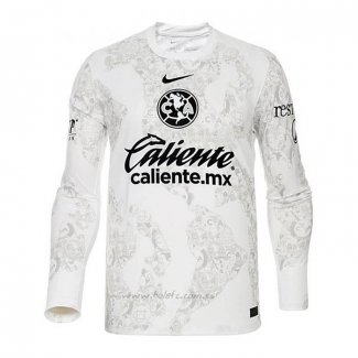 Camiseta America Portero Manga Larga 2024-2025 Blanco