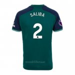 Camiseta Arsenal Jugador Saliba Tercera 2023-2024