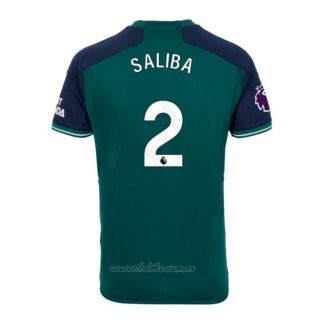 Camiseta Arsenal Jugador Saliba Tercera 2023-2024