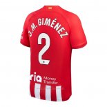 Camiseta Atletico Madrid Jugador J.M.Gimenez Primera 2023-2024