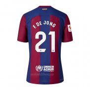 Camiseta Barcelona Jugador F.De Jong Primera 2023-2024
